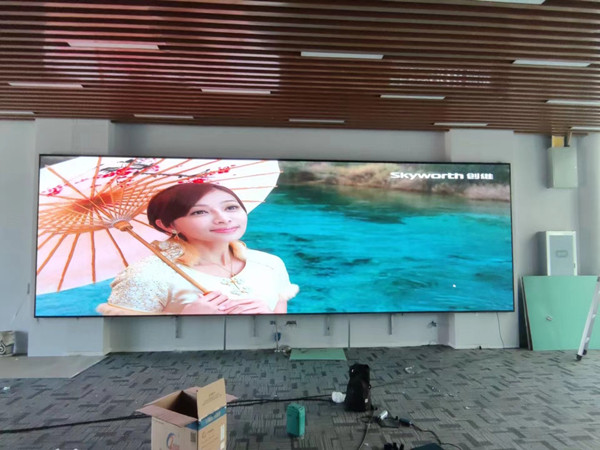 敦化P1.53led小间距屏安装案例